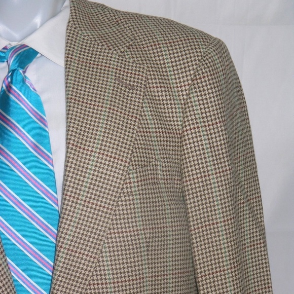 Polo Blue Label Two Button 100% Silk Blazer 41L - Picture 1 of 8